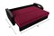 Диван Форсайт Вельвет Red-Black - фото 177721