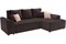 Диван угловой Каскад Кордрой Brown - фото 177925