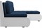 Диван угловой Кормак Велюр Микс Blue - фото 178557
