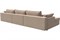 Диван угловой Пекин Лонг Велюр Beige - фото 178609