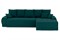 Диван угловой Nordviks (Модерн) Plush Изумруд - фото 181430