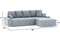 Диван угловой Nordviks (Модерн) Сountry Сountry Lightт Grey - фото 181480