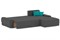 Диван угловой Nordviks (Модерн) Plush Grey - Blue - фото 181496