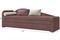 Кушетка Верди Plush Brown - фото 183502