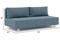 Диван прямой Милли-3 Дрим Blue без подлокотников - фото 187374