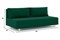Диван прямой Милли-3 Зара Малахит без подлокотников - фото 187523