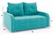 Диван прямой Мини Люкс Дрим Blue - фото 188047