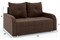 Диван прямой Мини Люкс Дрим Brown - фото 188065