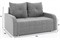 Диван прямой Мини Люкс Дрим Grey - фото 188077