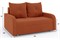 Диван прямой Мини Люкс Зара Мандарин - фото 188143