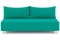 Диван прямой Смайл Бирюза без подлокотников - фото 188543