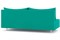Диван прямой Смайл Бирюза без подлокотников - фото 188545