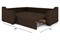 Диван угловой Френсис Зара Brown - фото 190558