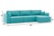 Диван угловой Рафаэль-3 Дрим Blue - фото 191223