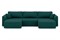 Диван угловой Рафаэль П-образный Зара Изумруд - фото 191477