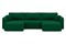 Диван угловой Рафаэль П-образный Зара Малахит - фото 191505