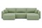 Диван угловой Рафаэль П-образный Зара Минт - фото 191519