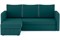 Диван угловой Слим Plush Изумруд - фото 191603