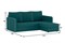 Диван угловой Слим Plush Изумруд - фото 191606