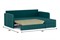 Диван угловой Слим Plush Изумруд - фото 191607
