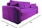Диван прямой Дублин Люкс Фиолетовый - фото 192098