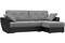 Диван угловой Амстердам Grey Black - фото 192709