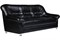 Диван прямой Карелия-3 (Честер-3) Black - фото 192727